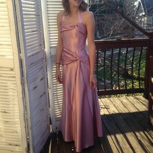 Rose Pink Prom Dress